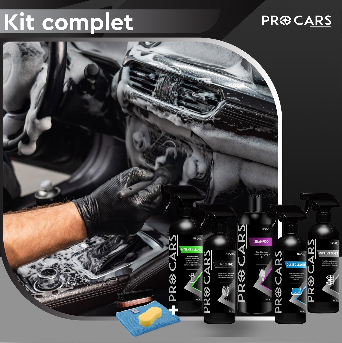 Kit lavage automobile COMPLET
